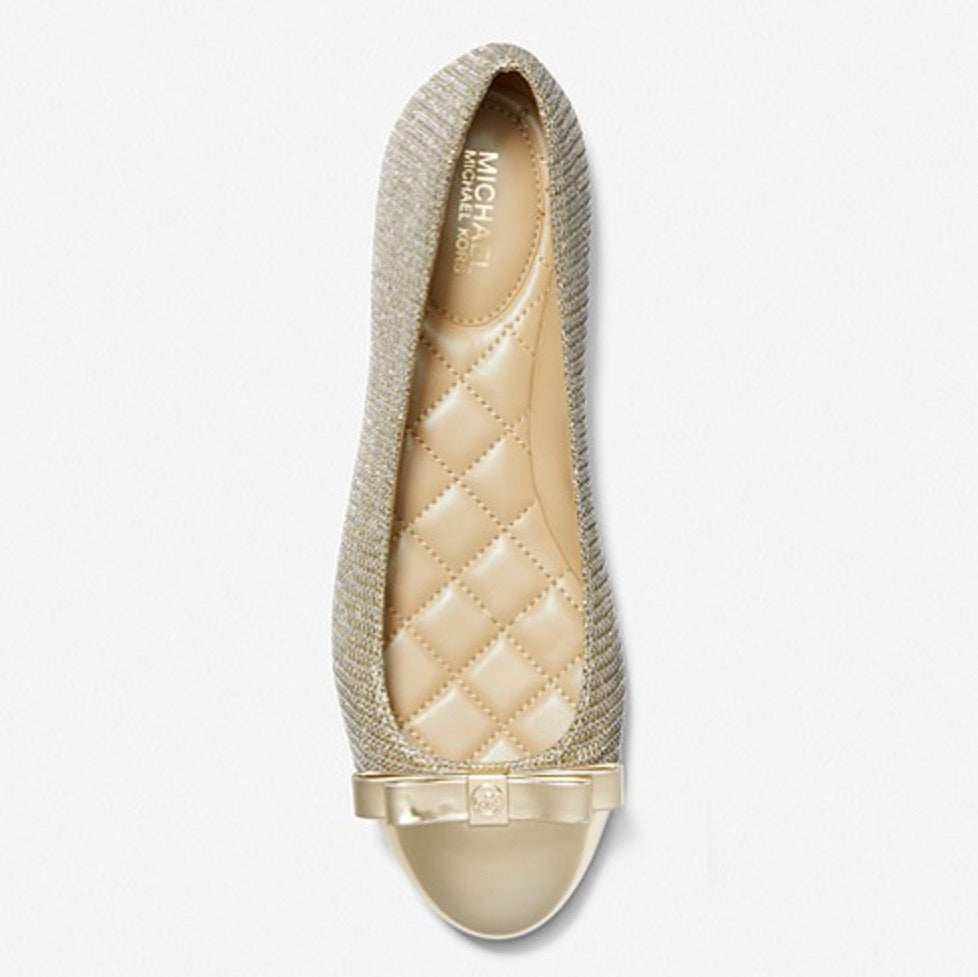Andrea Ballet Flat Pale Gold