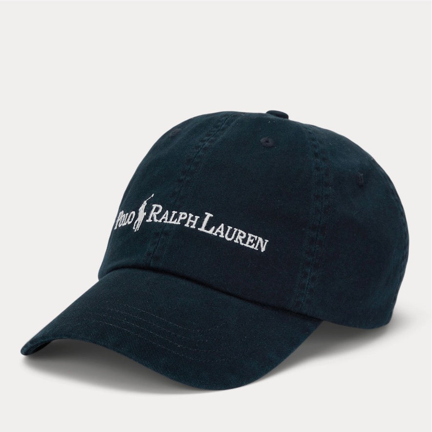 On this cotton twill ball cap, our iconic logo and signature Pony are embroidered at the front.