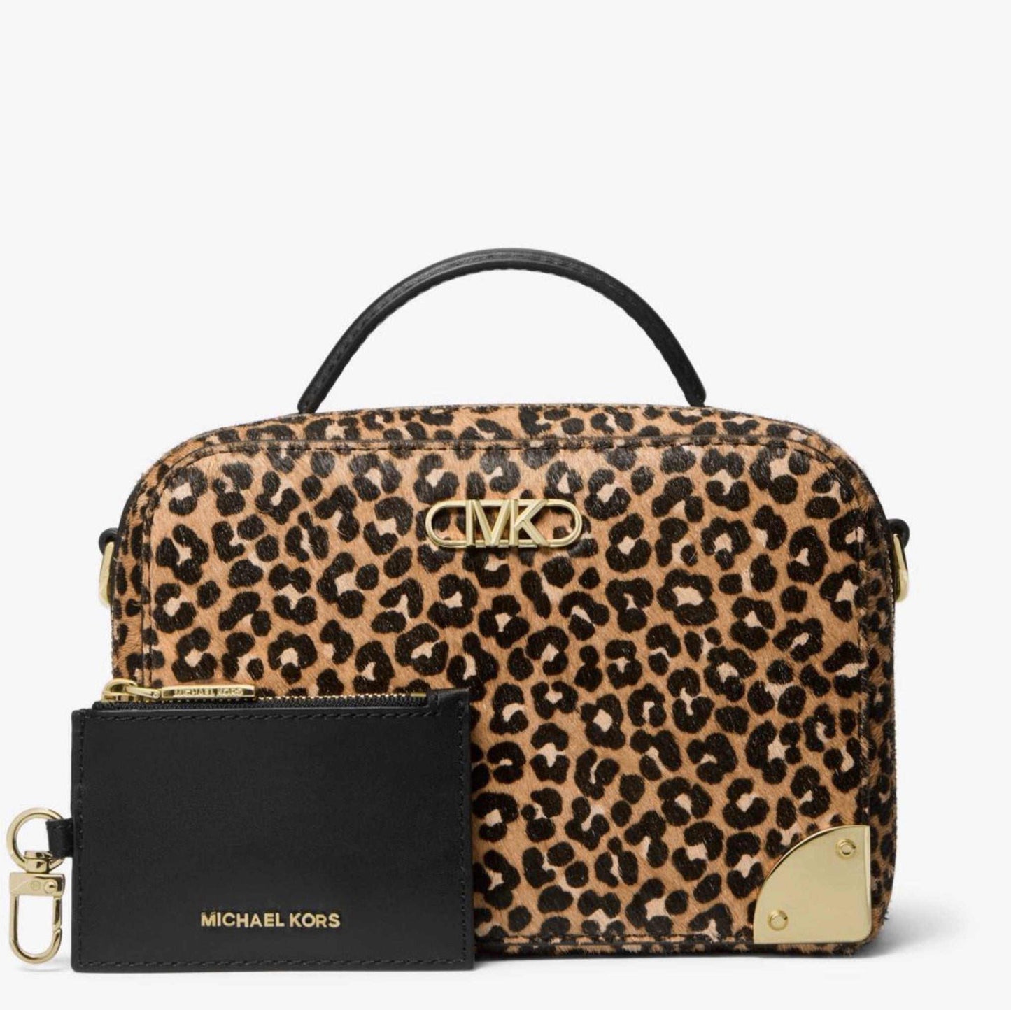 Estelle Sm Leopard Print Calf Hair Black Mlt