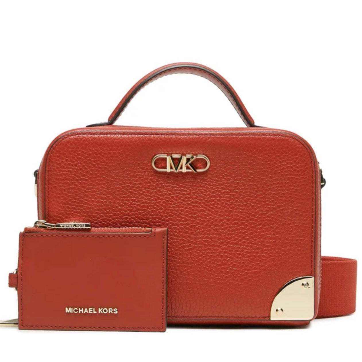 Estelle Sm Pebbled Leather Satchel Br Terractta