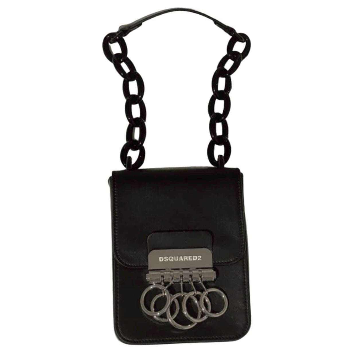 Shoulder Bag Vitello+Stampa DSQUARED2 Nero