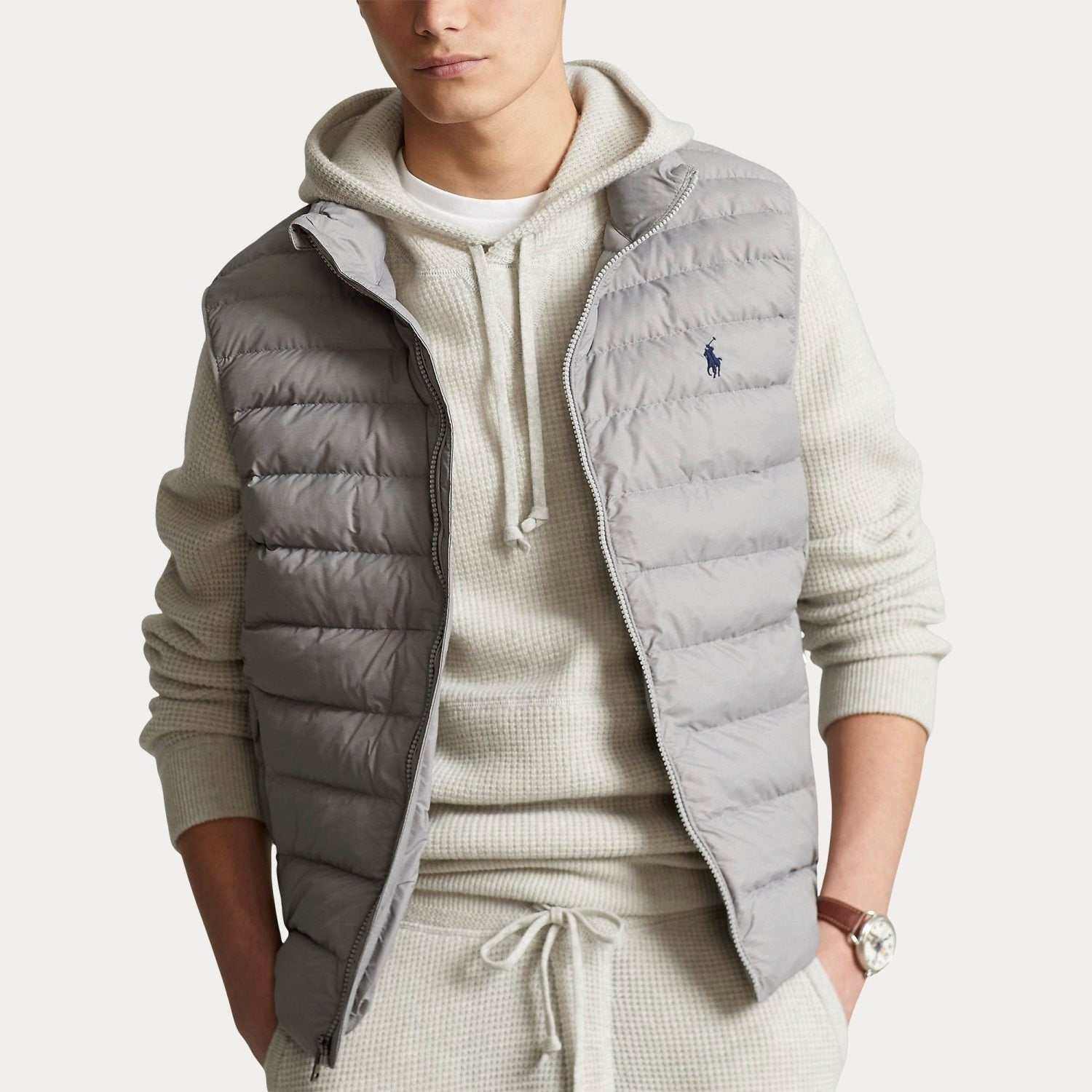 Terra Vest Poly Fill Vest Light Grey Htr – La Griffe Ausoni Montreux SA