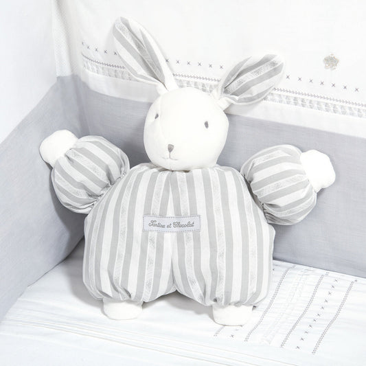 AUGUSTIN LE LAPIN 1977 gris clair 25 cm