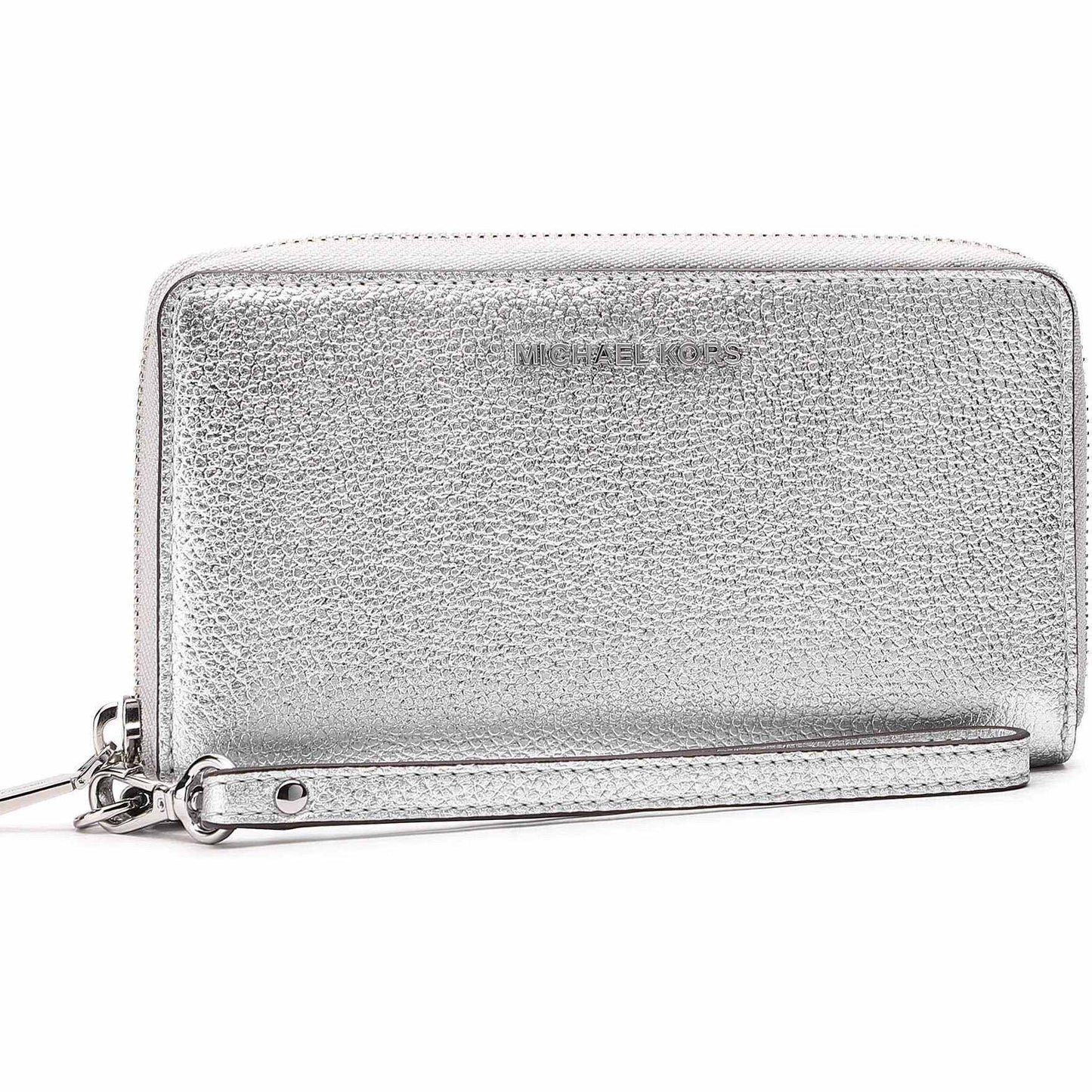 Jet Set Wristlet Silver