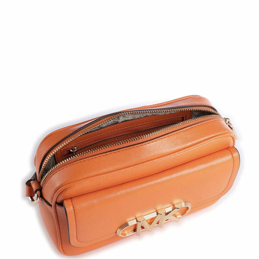 Parker Medium Leather Crossbody Bag Abricot