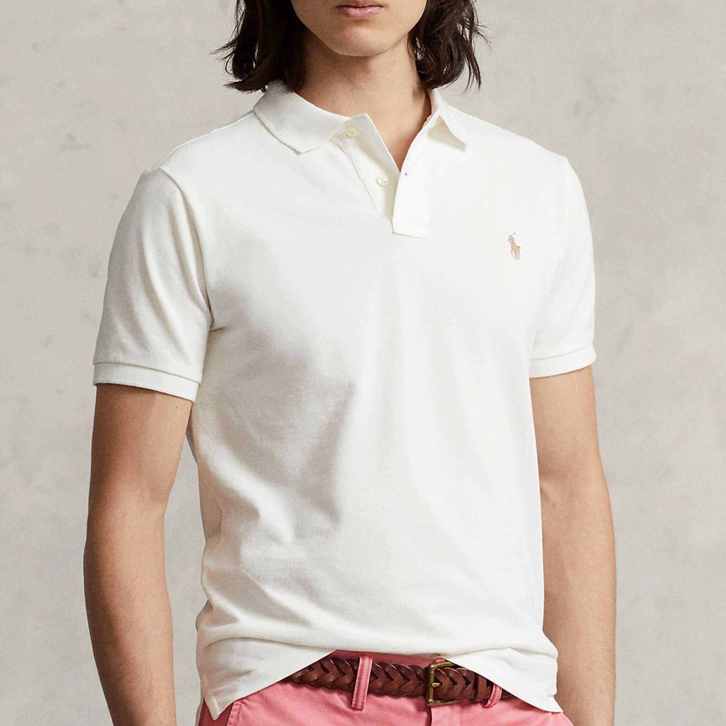 Short Sleeve Knit Deckwash White