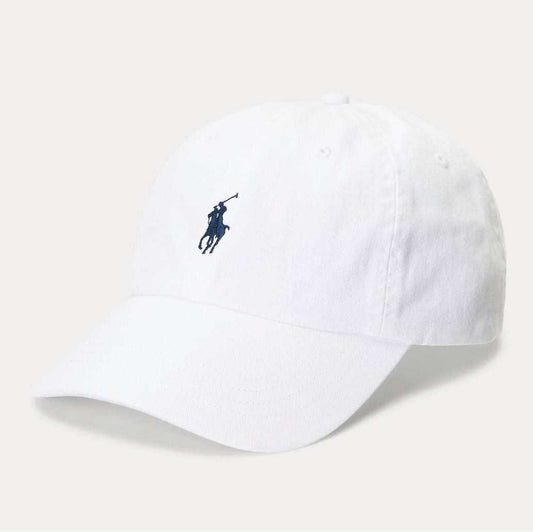 A must-have accessory for any casual weekend look, this classic ball cap with our signature embroidered pony and cotton chino fabric only gets better with wear.