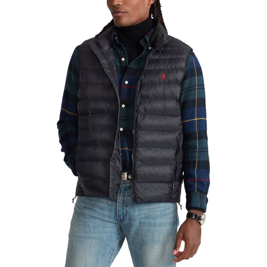This water-repellent vest, which packs into its own pocket, is made from recycled nylon and PrimaLoft® ThermoPlume® insulation to help keep you warm and comfortable.