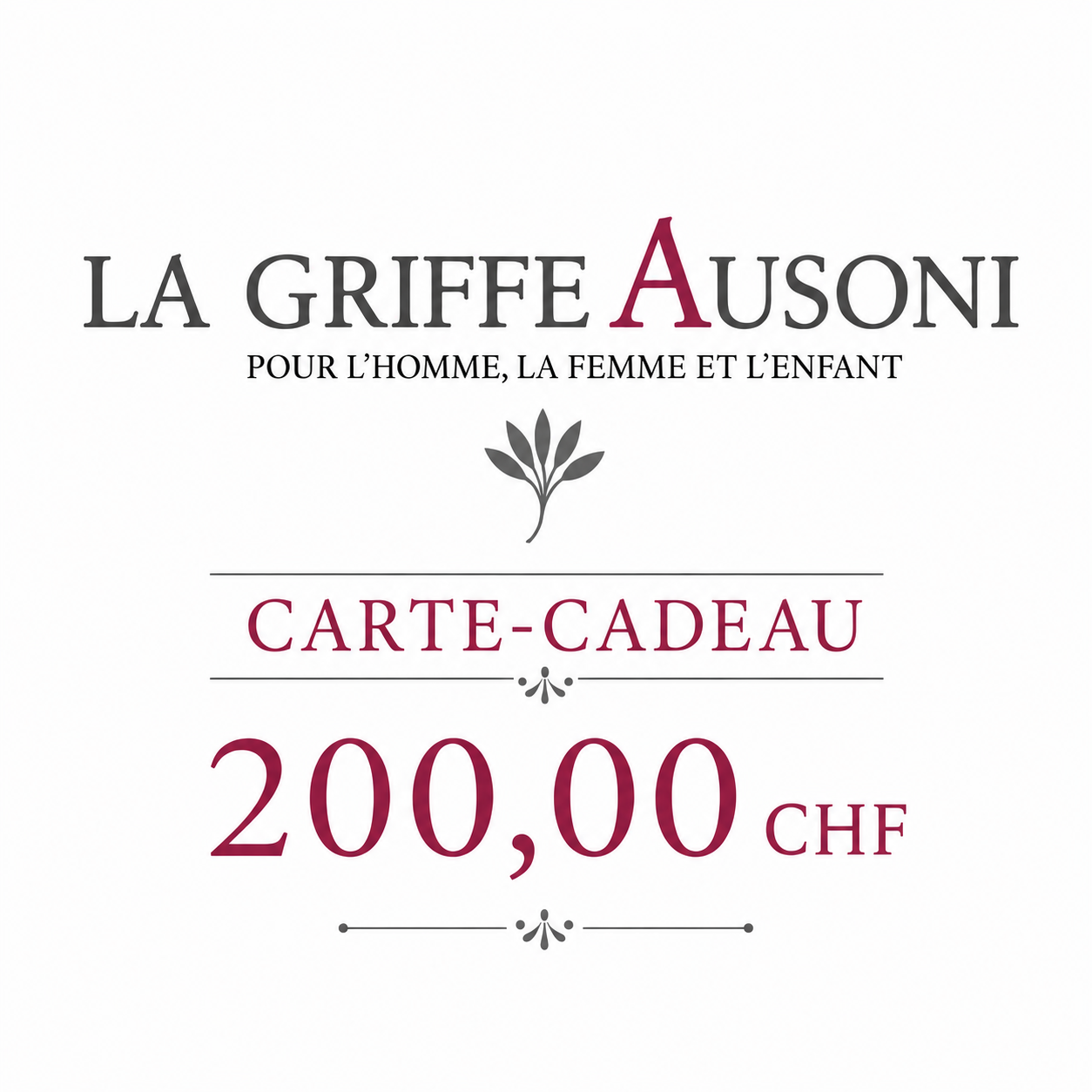 La Griffe Ausoni Montreux SA