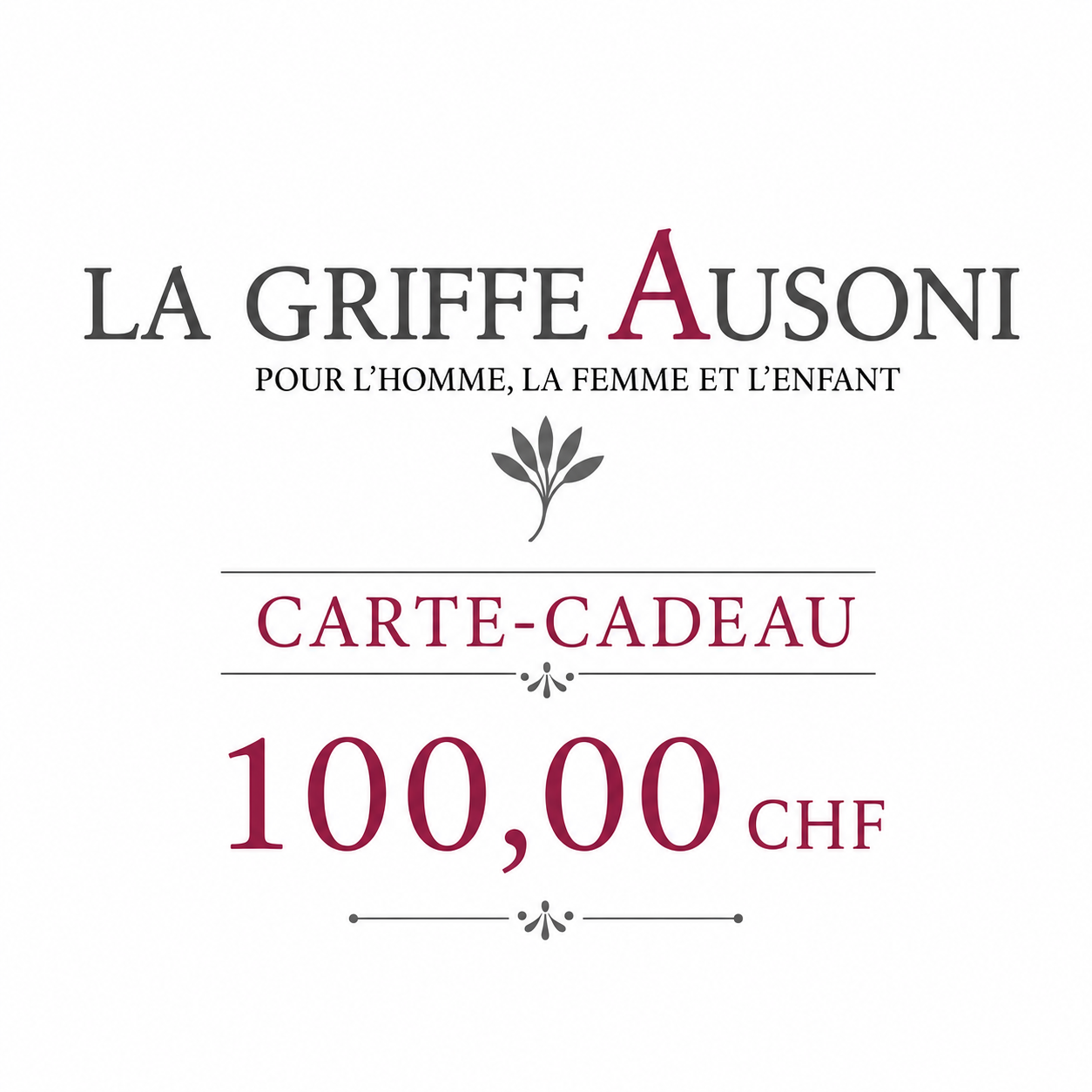La Griffe Ausoni Montreux SA